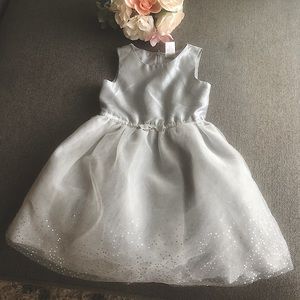 Gymboree grey sparkle dress